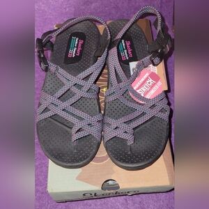 Skechers Women's Reggae Irie Mon Strap Sandals